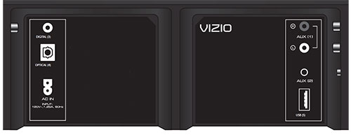 VIZIO S3851w Back Connections